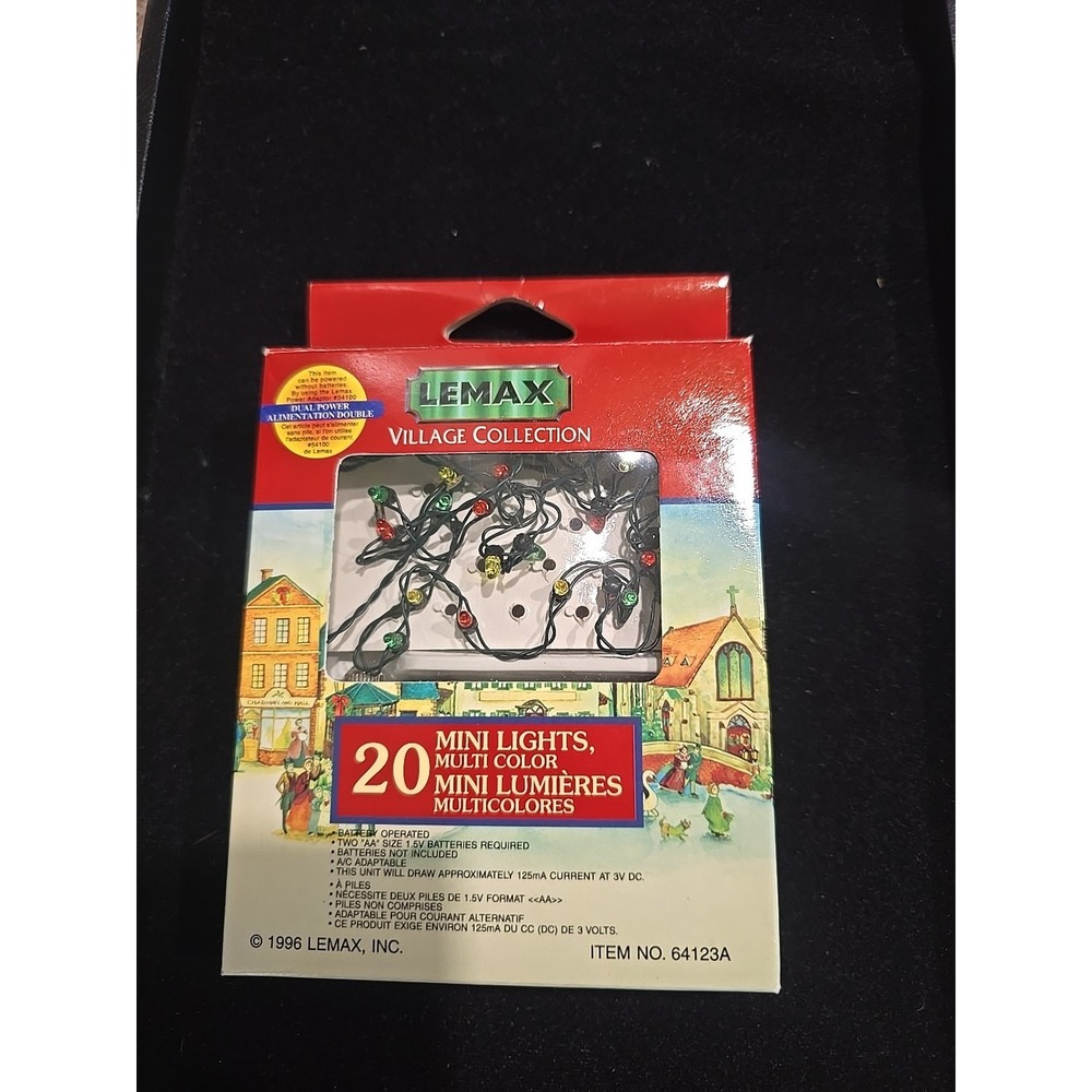 Lemax Village Collection 20 Mini Lights Multi Color‎ Item 64123A